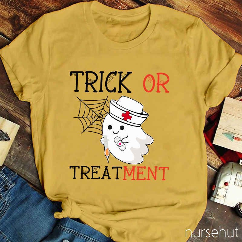 Trick Or Treatment Nurse T-Shirt