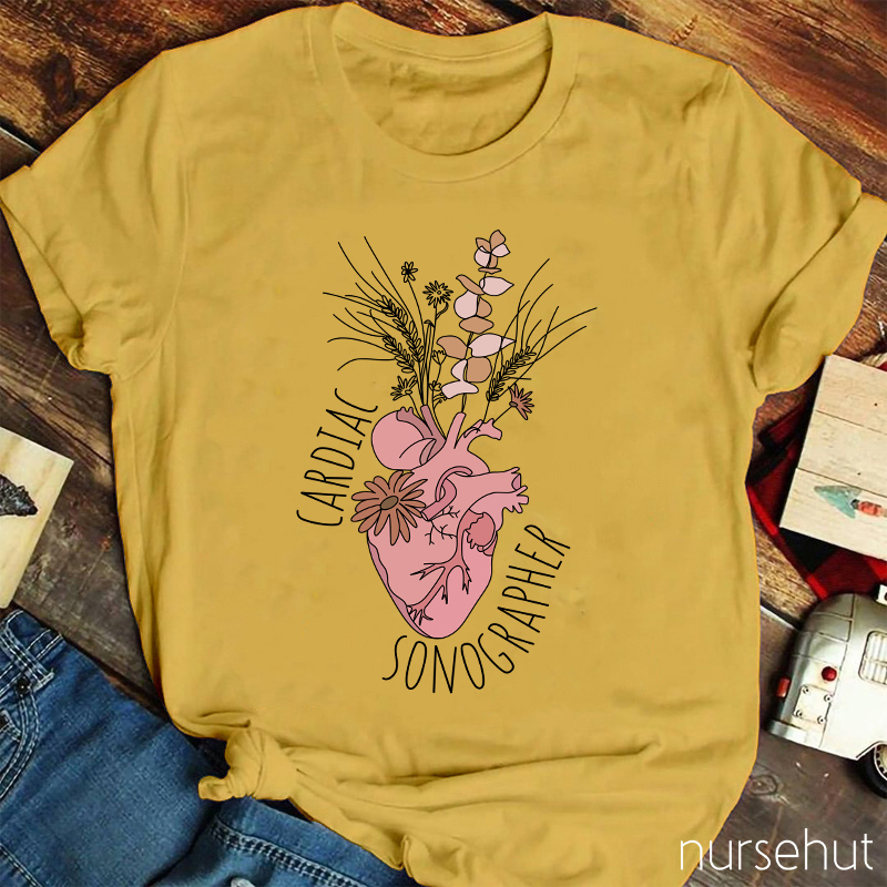 Cardiac Sonographer Nurse T-Shirt
