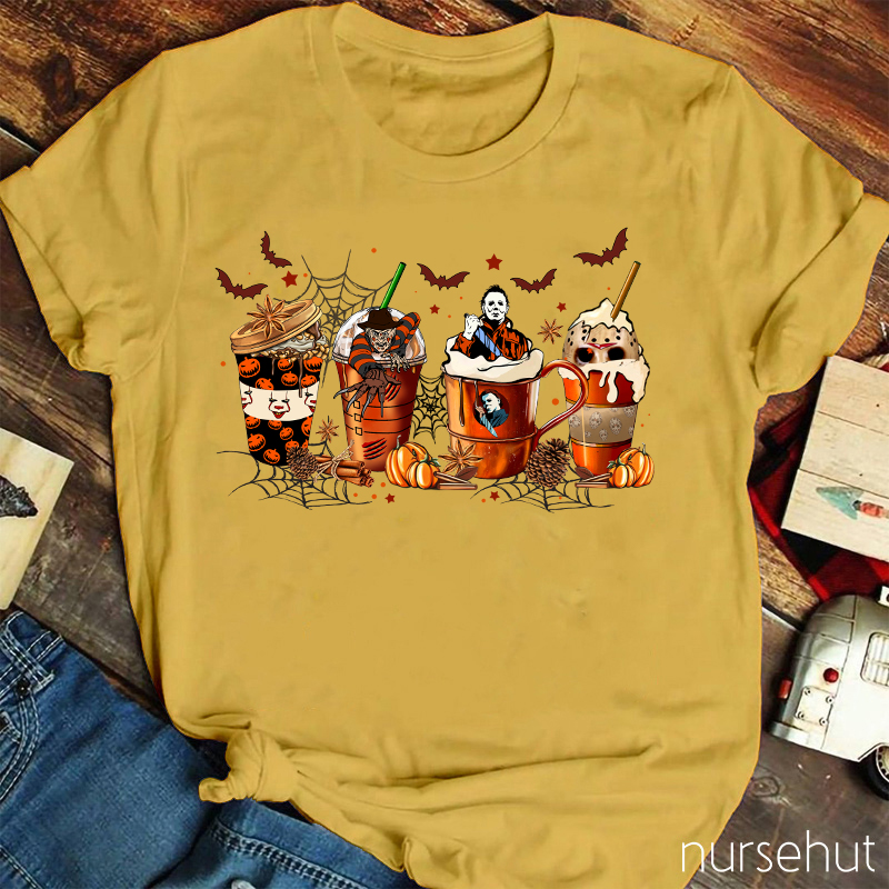 Halloween Drinks Nurse T-Shirt