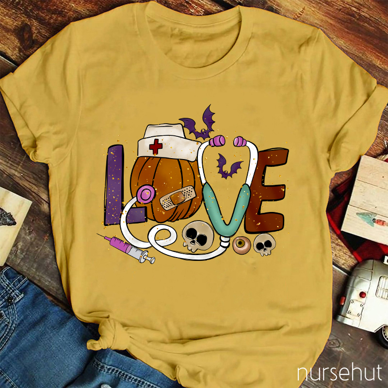 Love Halloween Nurse T-Shirt