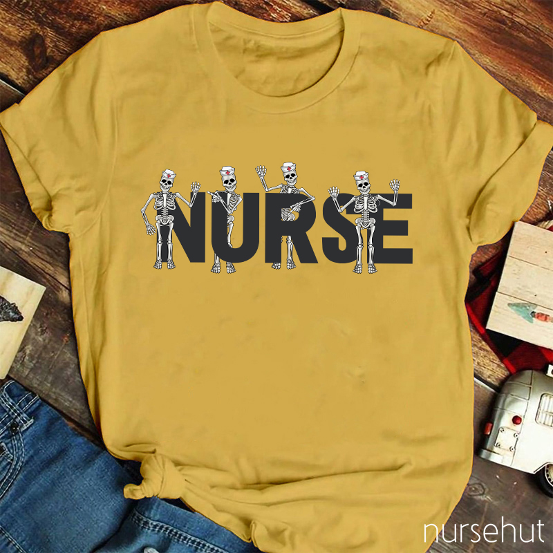 Skeleton Nurse T-Shirt