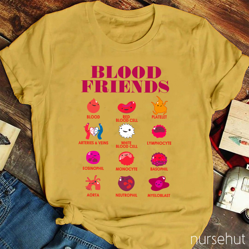 Blood Friends Nurse T-Shirt