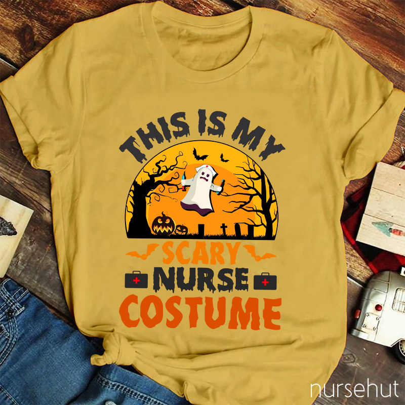 This Is My Scary Nurse Costume Nurse T-Shirt