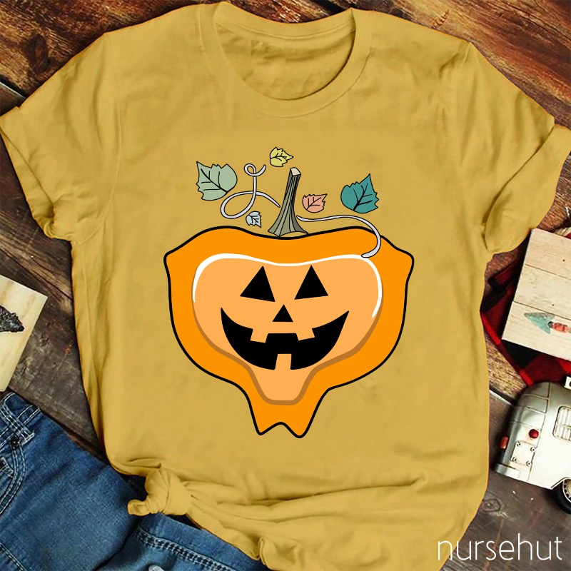 Cute Pumpkin Nurse T-Shirt