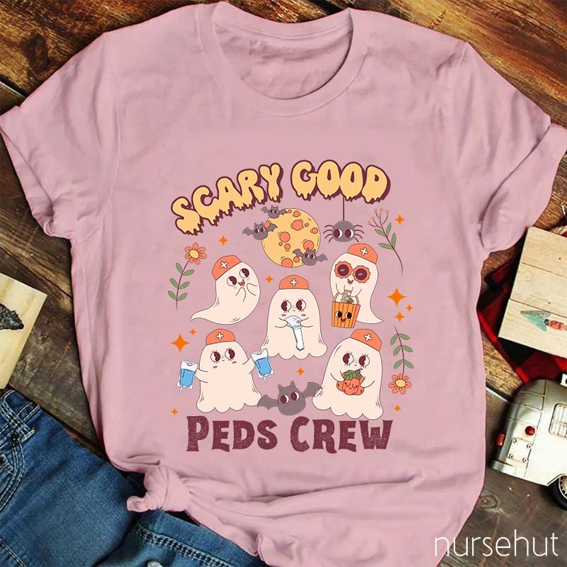 Scary Good Peds Crew Nurse T-Shirt