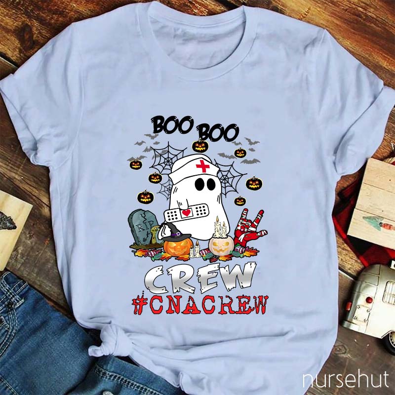 Personalized Boo Crew Nurse T-Shirt