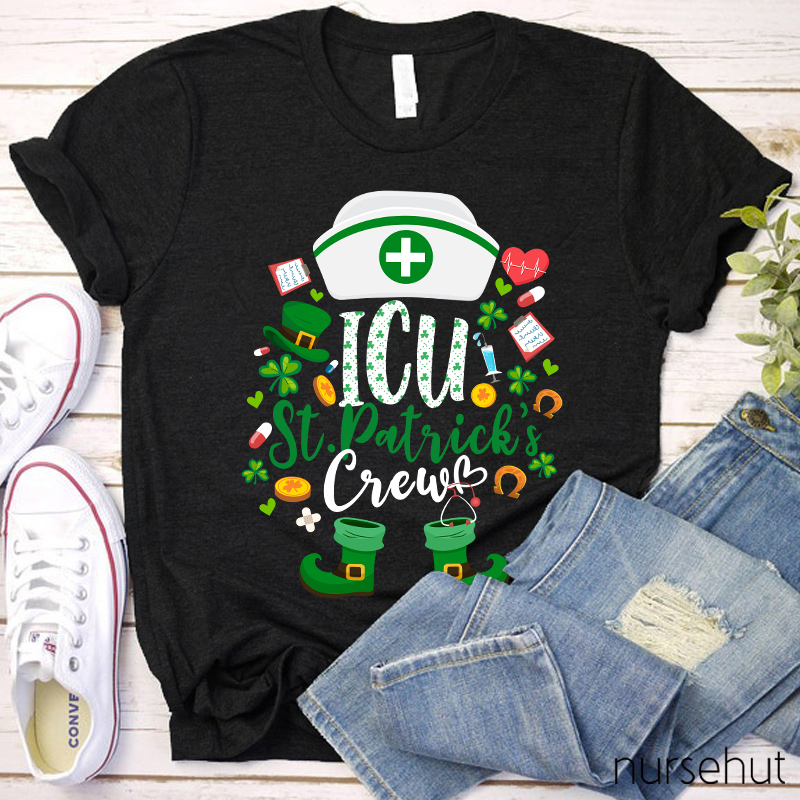 Personalized Department St. Patrick's Crew Nurse T-Shirt