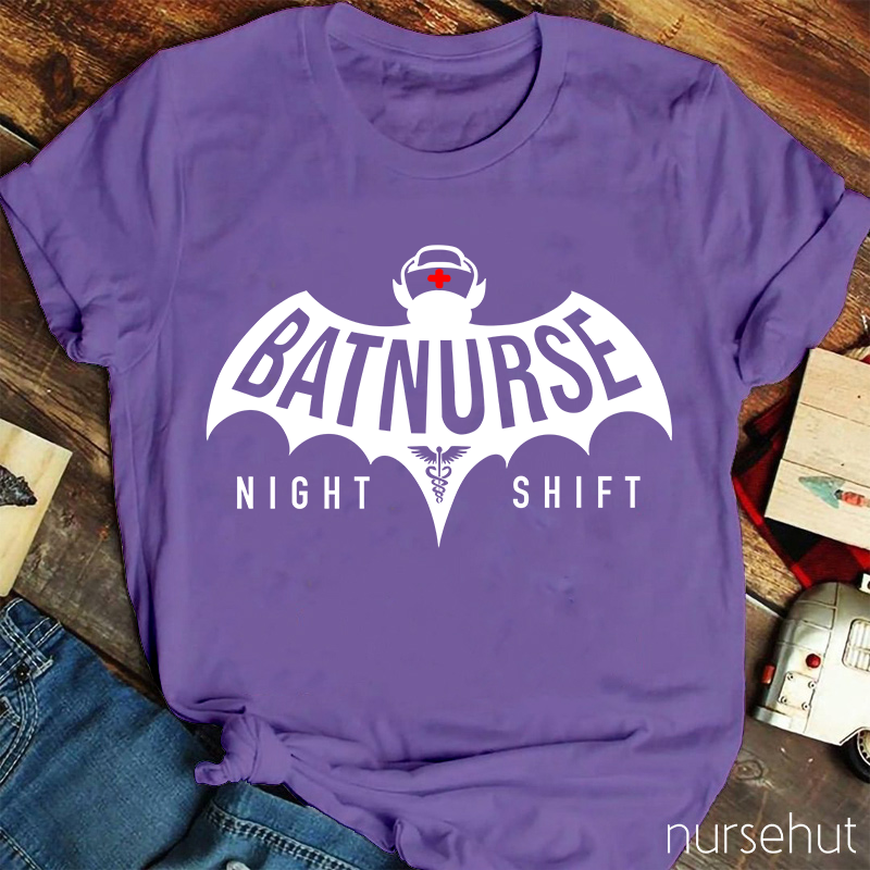 Batnurse Night Shift Nurse T-Shirt