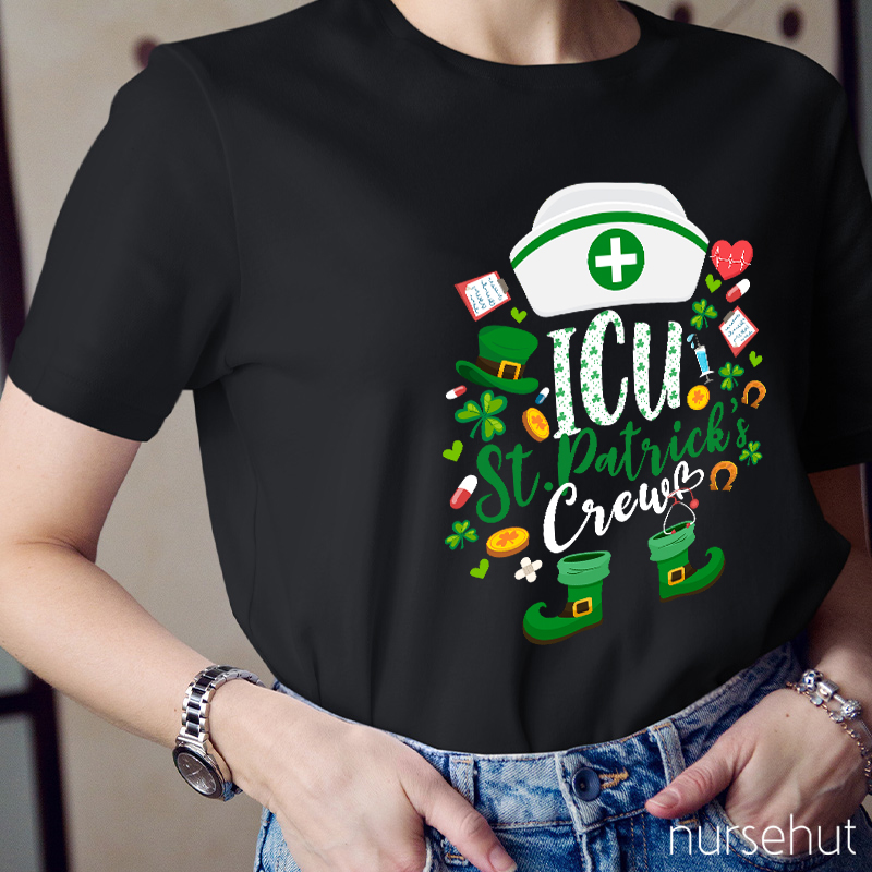 Personalized Department St. Patrick's Crew Nurse T-Shirt