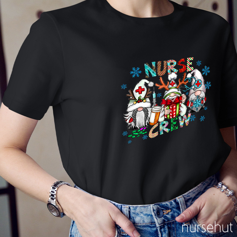 Gnomes Nurse Crew Nurse T-Shirt