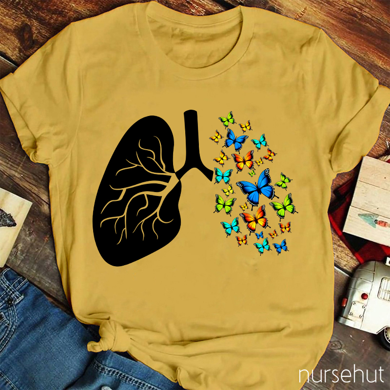 Caring For Lung Health Nurse T-Shirt