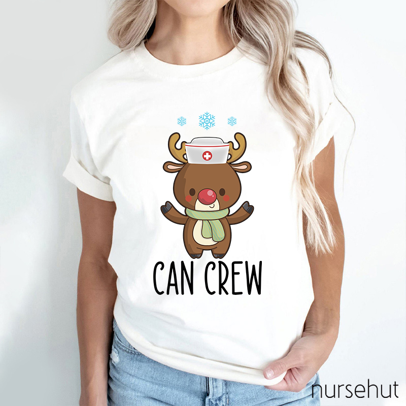 Personalized Christmas Crew Nurse T-Shirt