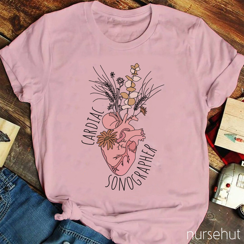 Cardiac Sonographer Nurse T-Shirt