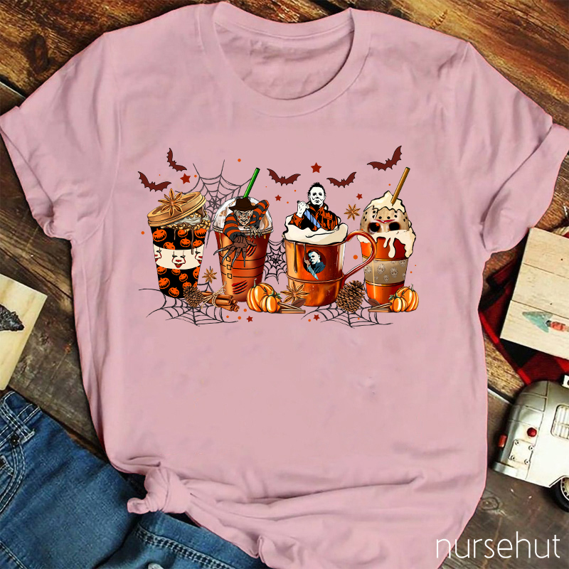Halloween Drinks Nurse T-Shirt