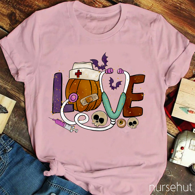 Love Halloween Nurse T-Shirt
