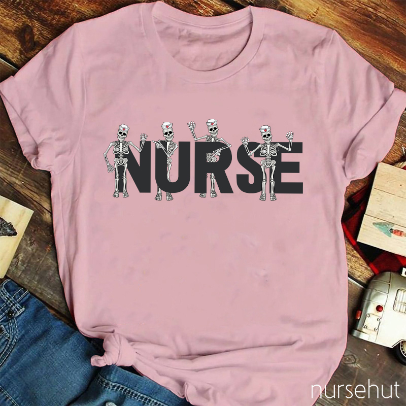 Skeleton Nurse T-Shirt