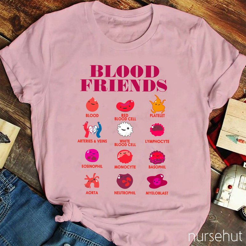 Blood Friends Nurse T-Shirt