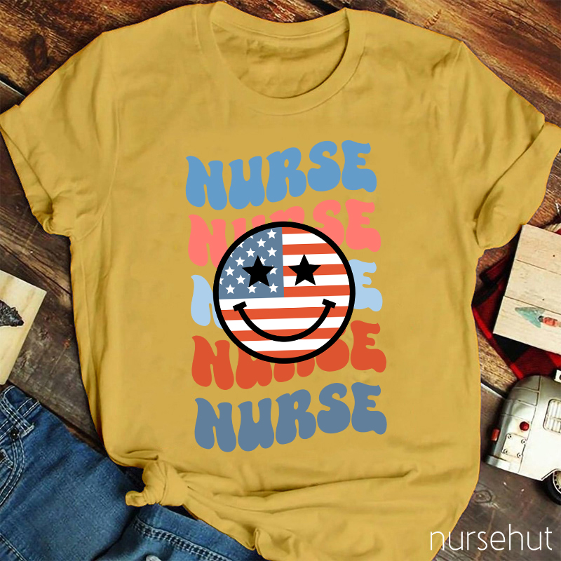 The Fourth Of July Nurse T-Shirt
