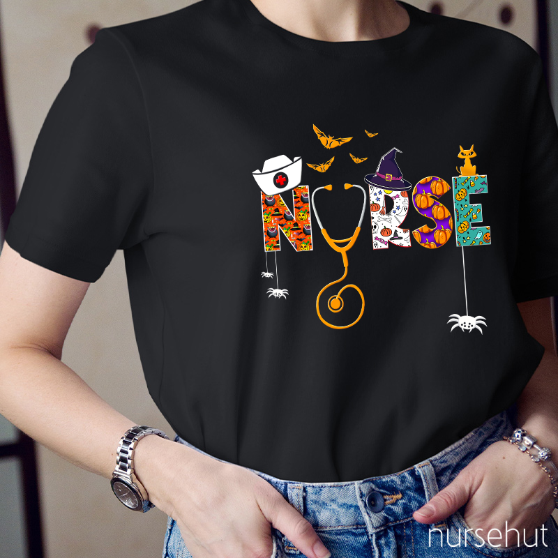 Nurse With Stethoscope T-Shirt