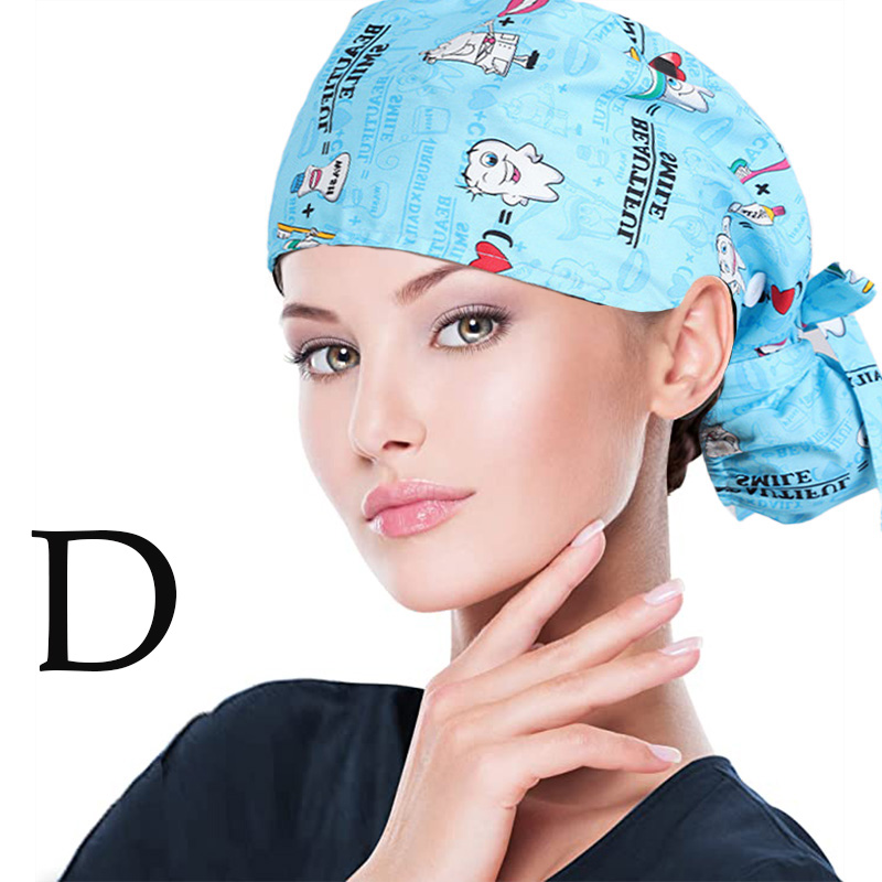 Personalzide Nurse Scrub Caps