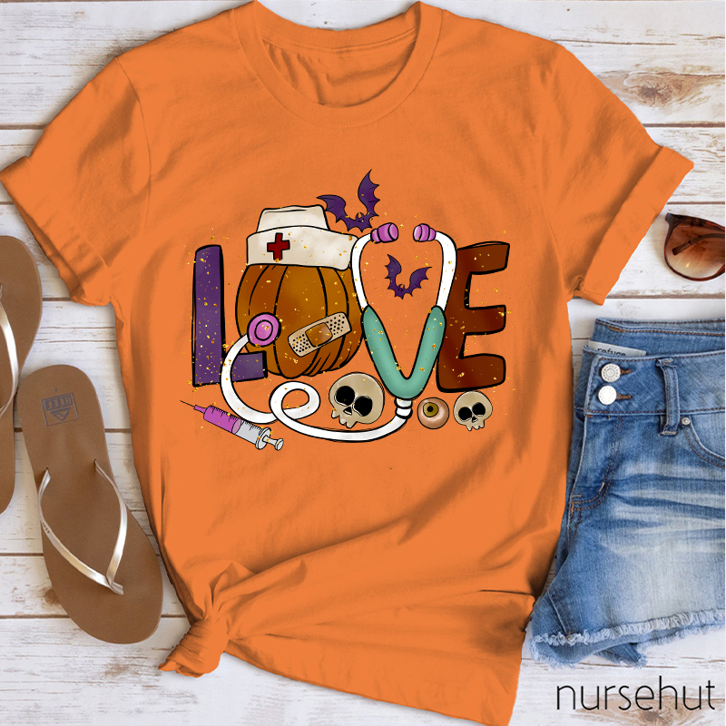 Love Halloween Nurse T-Shirt