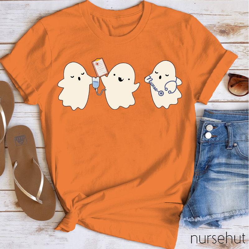Cute Ghost Nurse T-Shirt
