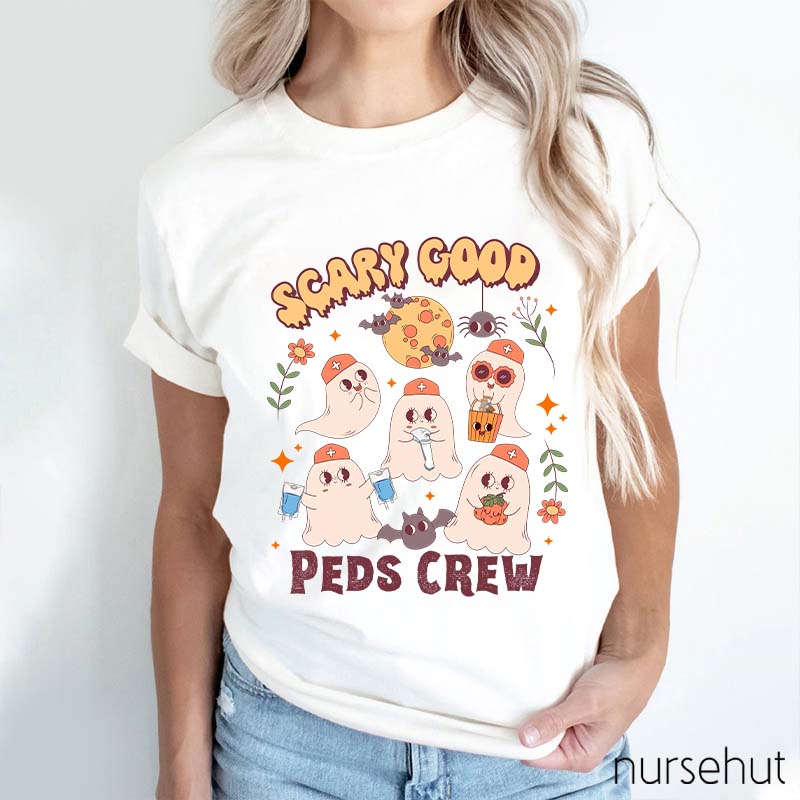 Scary Good Peds Crew Nurse T-Shirt