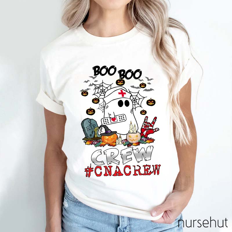 Personalized Boo Crew Nurse T-Shirt
