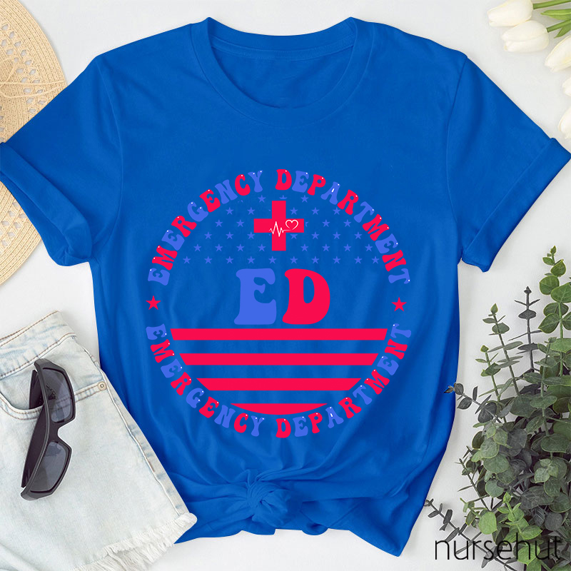Flag ED Nurse T-Shirt