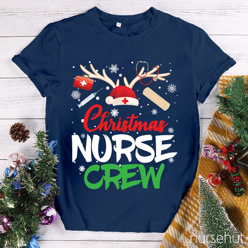 Christmas Nurse Crew Nurse T-Shirt