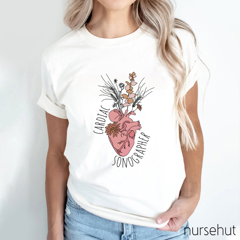 Cardiac Sonographer Nurse T-Shirt
