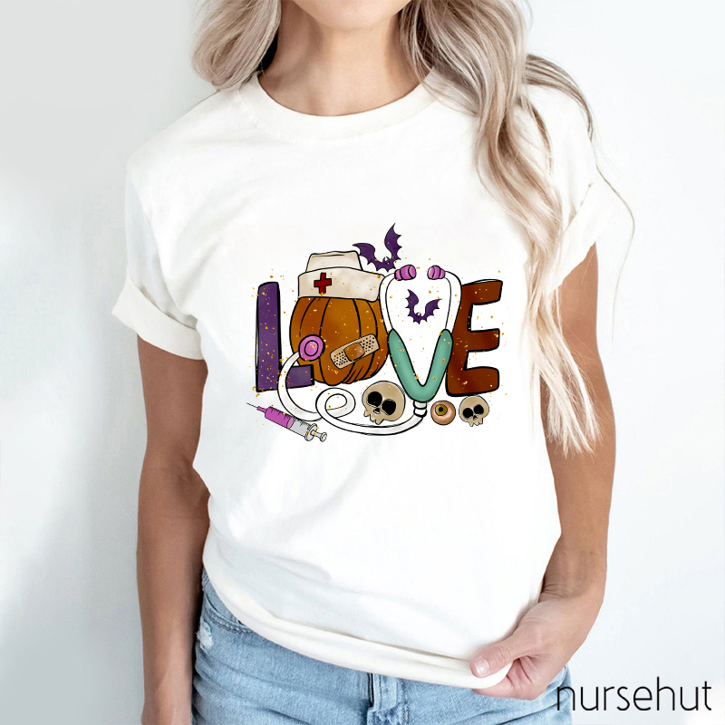 Love Halloween Nurse T-Shirt
