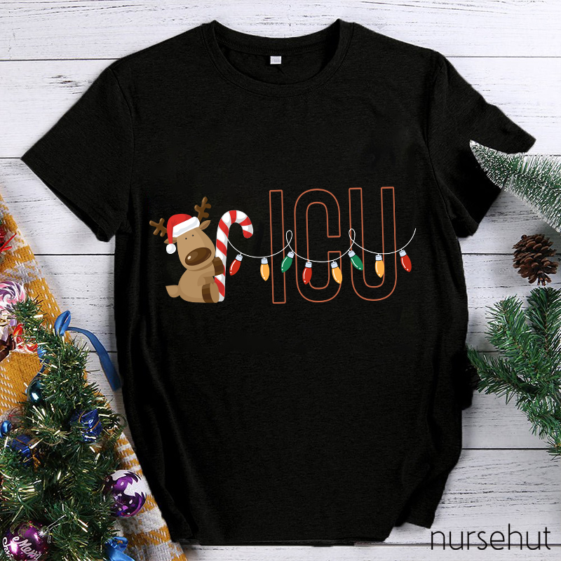 Personalized Jolly ICU Nurse T-Shirt