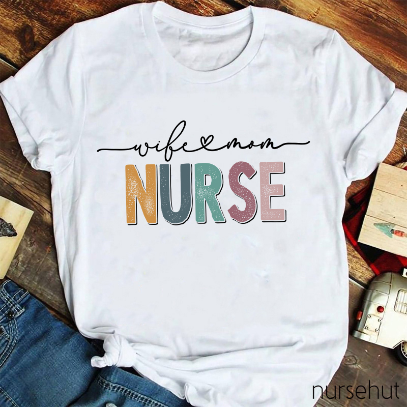 Happy Mother's Day Letter Nurse T-Shirt