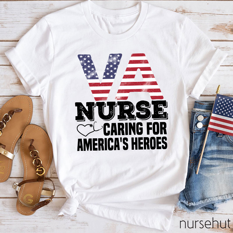 VA Flag Nurse T-Shirt
