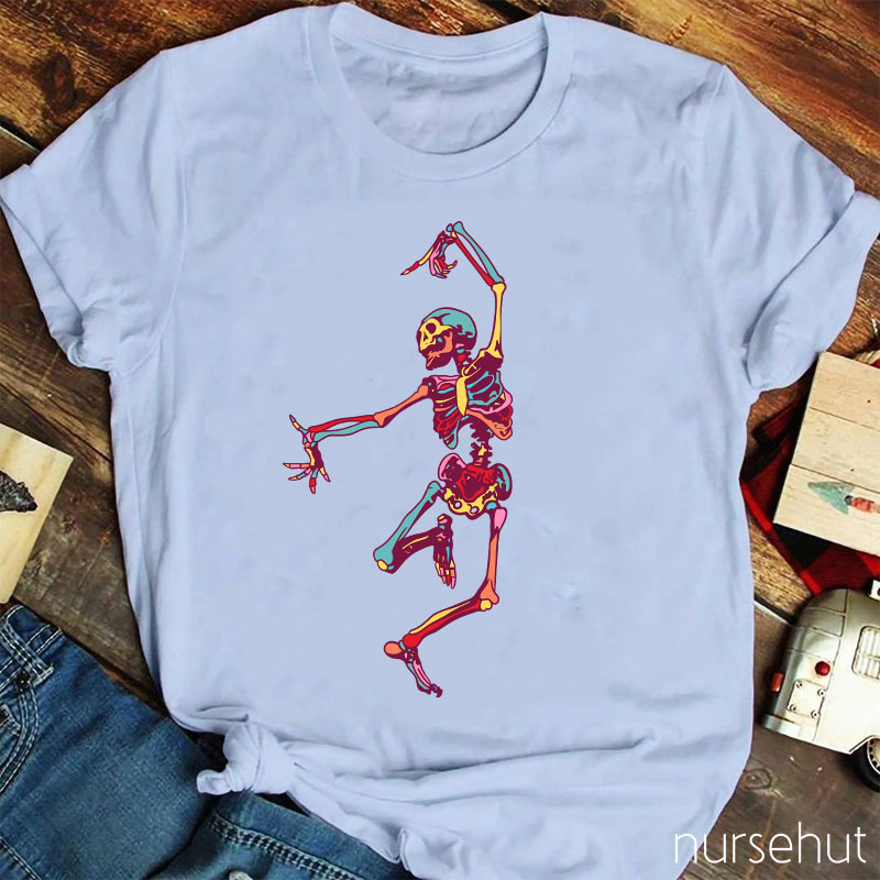 Solo Dancing Skeleton Nurse T-Shirt