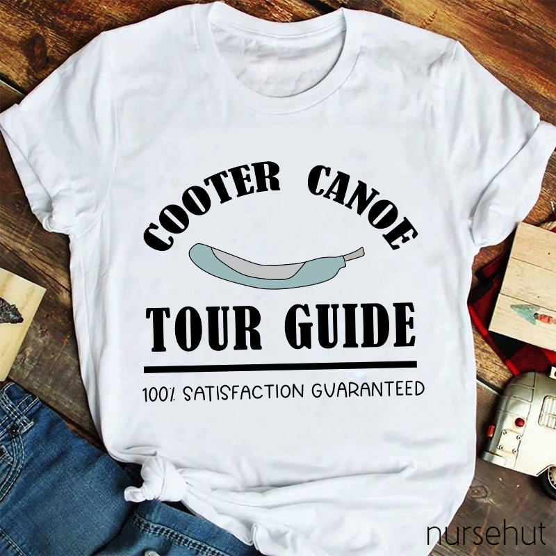 Cooter Canoe Tour Guide Nurse T-Shirt