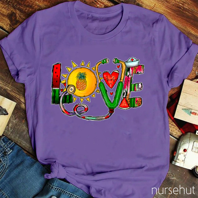 Summer Love Nurse T-Shirt