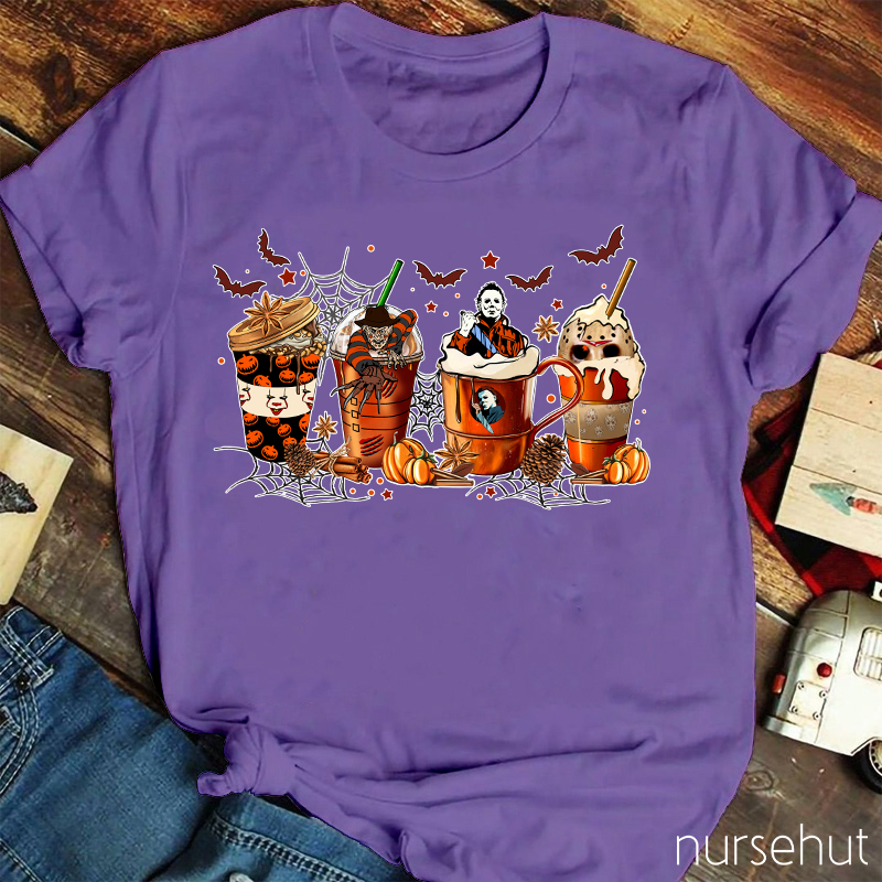 Halloween Drinks Nurse T-Shirt