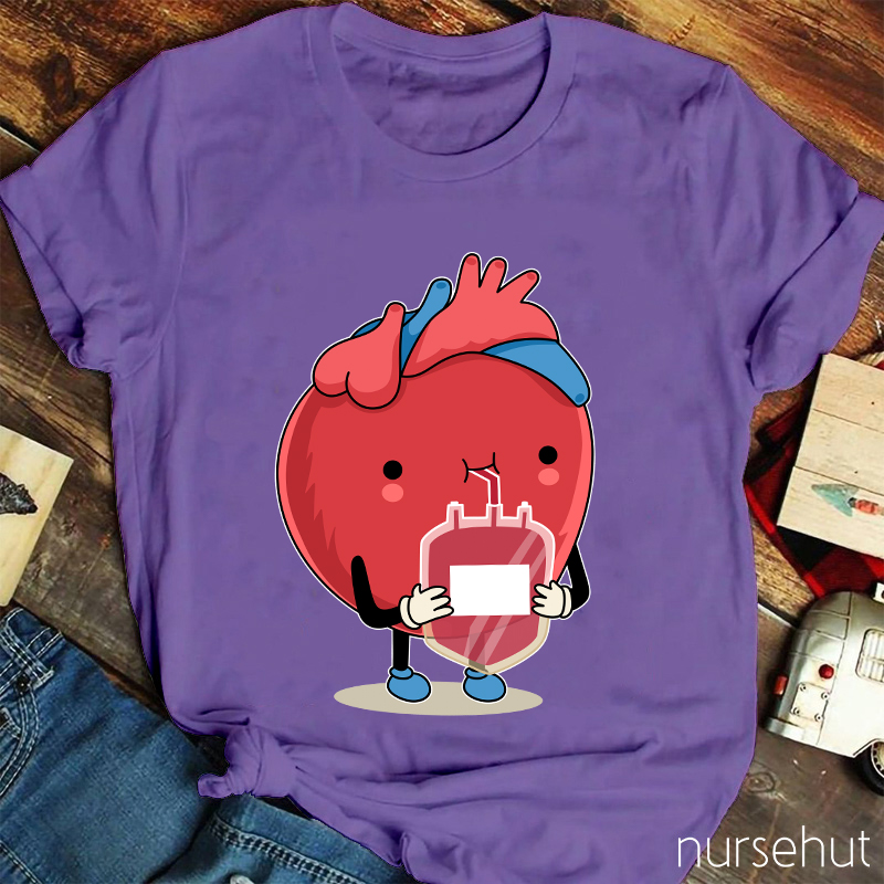 Drinking Hearty Love Nurse T-Shirt