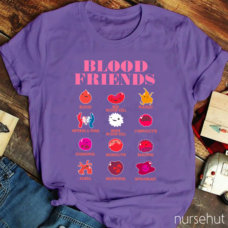 Blood Friends Nurse T-Shirt