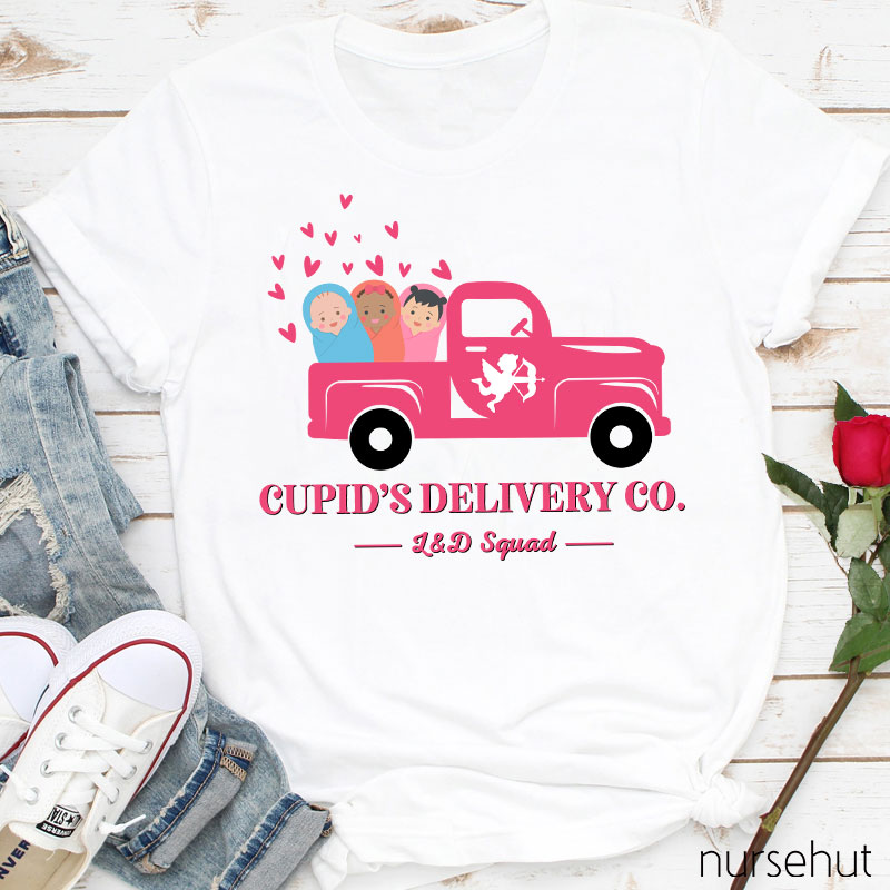 Cupid's Delivery Co Nurse T-Shirt