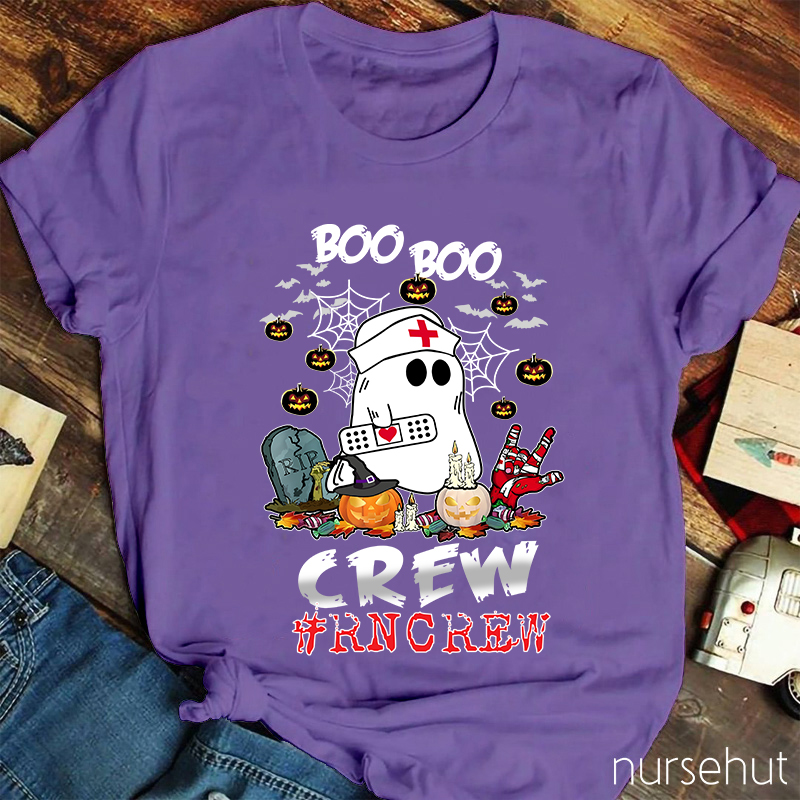 Personalized Boo Crew Nurse T-Shirt