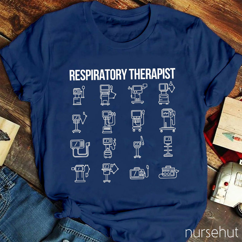 Respiratory Therapist Equipments Nurse T-Shirt