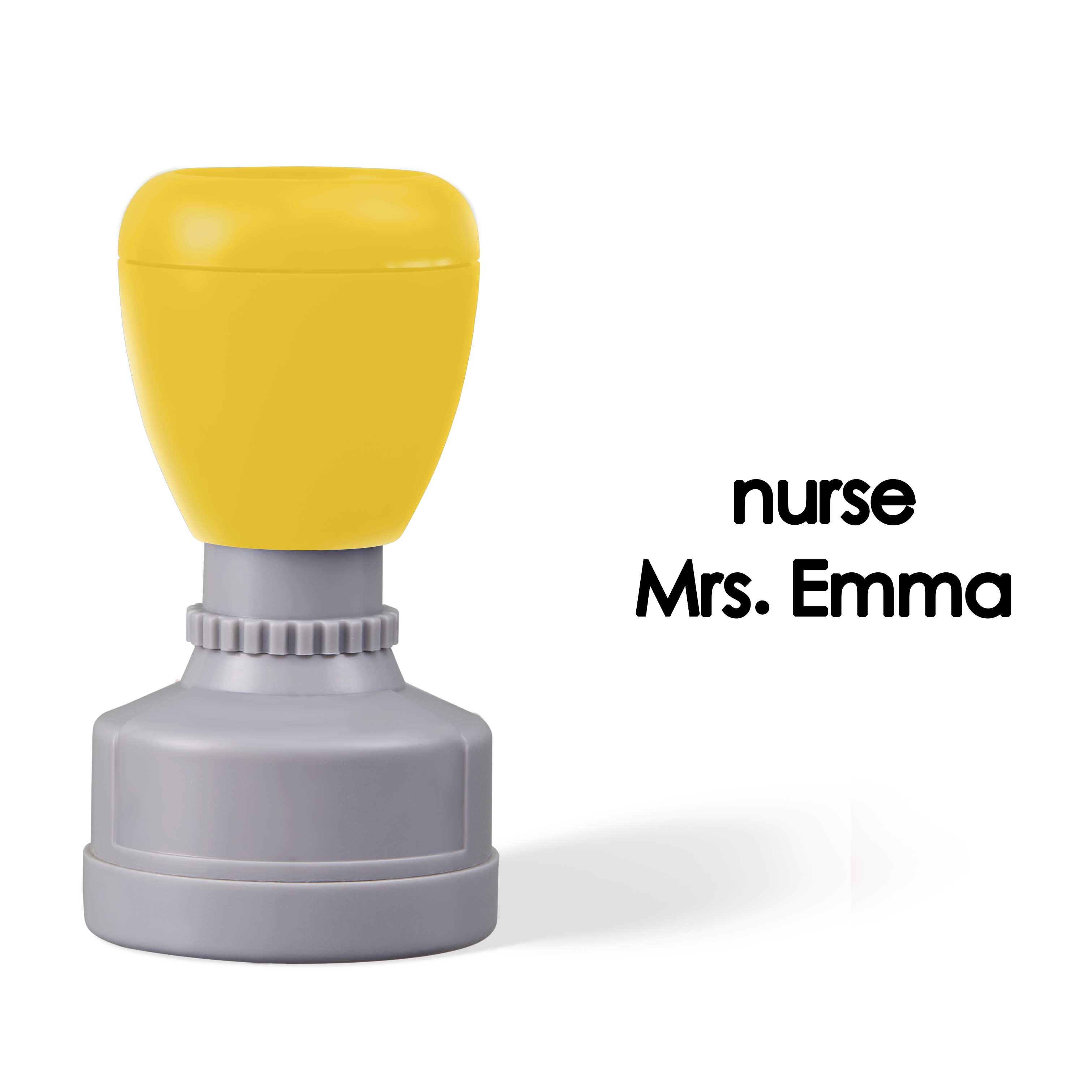 Personalize Text Nurse Stamp