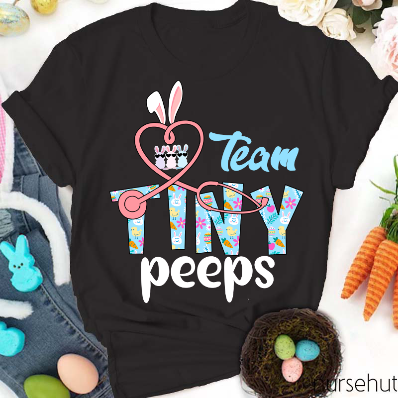 Team Tiny Peeps Nurse T-Shirt