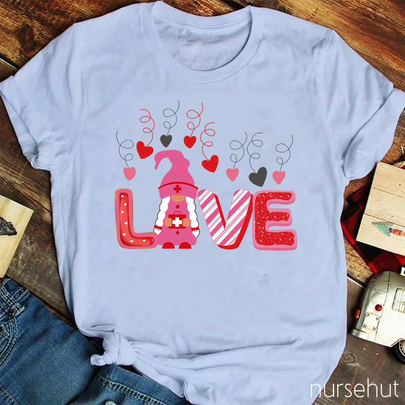 Take Care Of You With Love And Patience Nurse T-Shirt