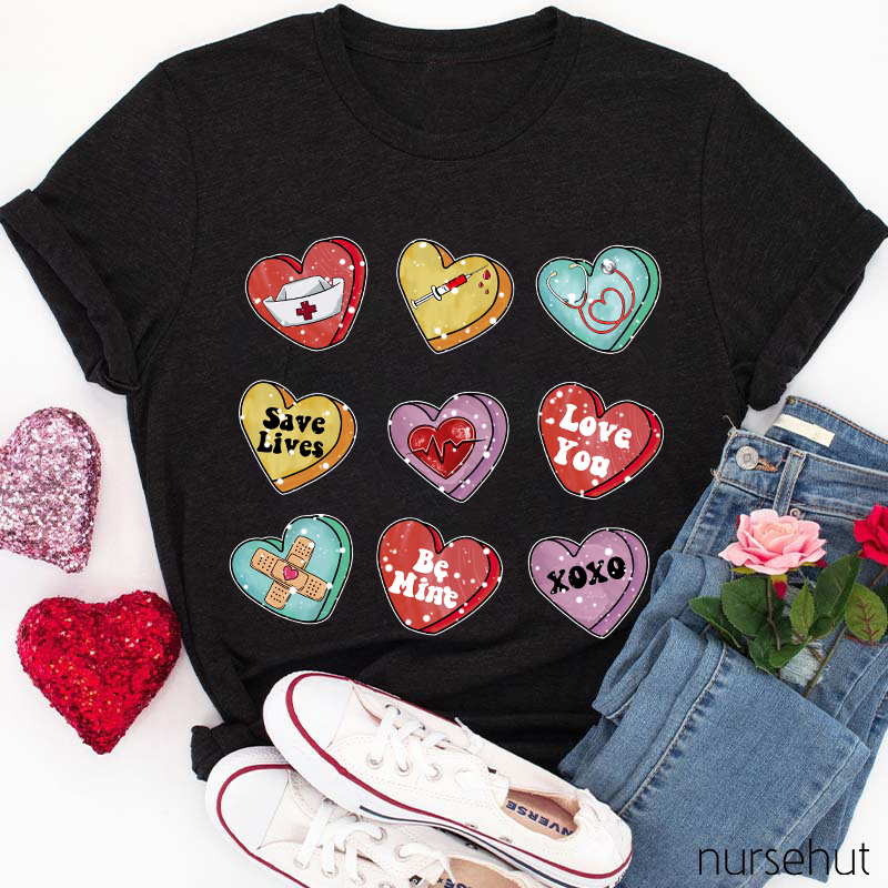 Be Mine Nurse Love You Nurse T-Shirt