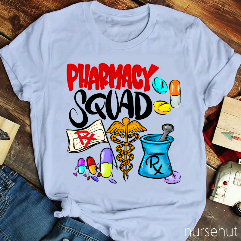 Pharmacy Squad Nurse T-Shirt