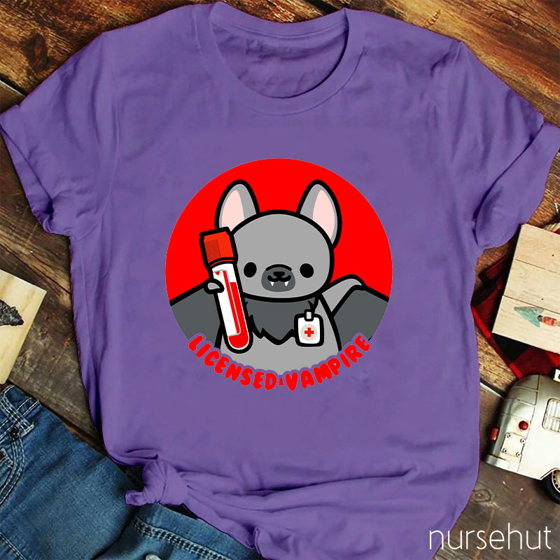 Licensed Vampire Nurse T-Shirt